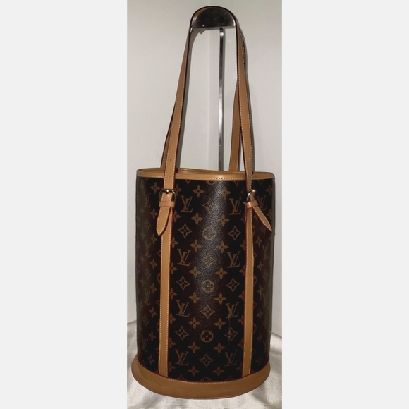 Authentic Louis Vuitton Monogram Bucket GM Large Tote  COA - Picture 5 of 9